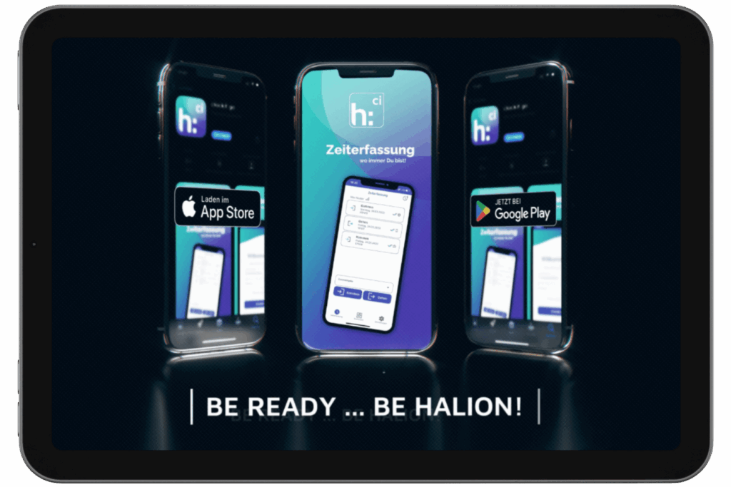 Halion Clock it GO: Mobile Zeiterfassung per App via Google Pay oder App Store - DPS|BS Marketplace Lösungen