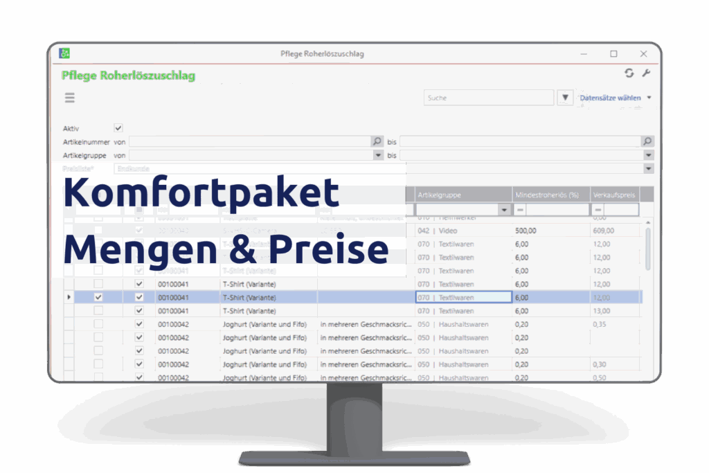 Komfortpaket Mengen & Preise - DPS|BS Marketplace